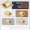 Newhouse Electric Electrical Box, 43 cu. in., Pop-Up Floor Box Type, 1, Brass, Square Shape 7400BR - alternate 3